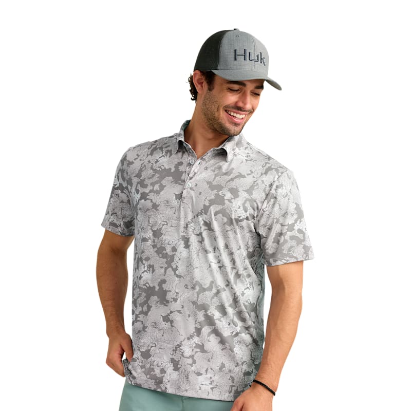 Huk Printed KC Pursuit Polo