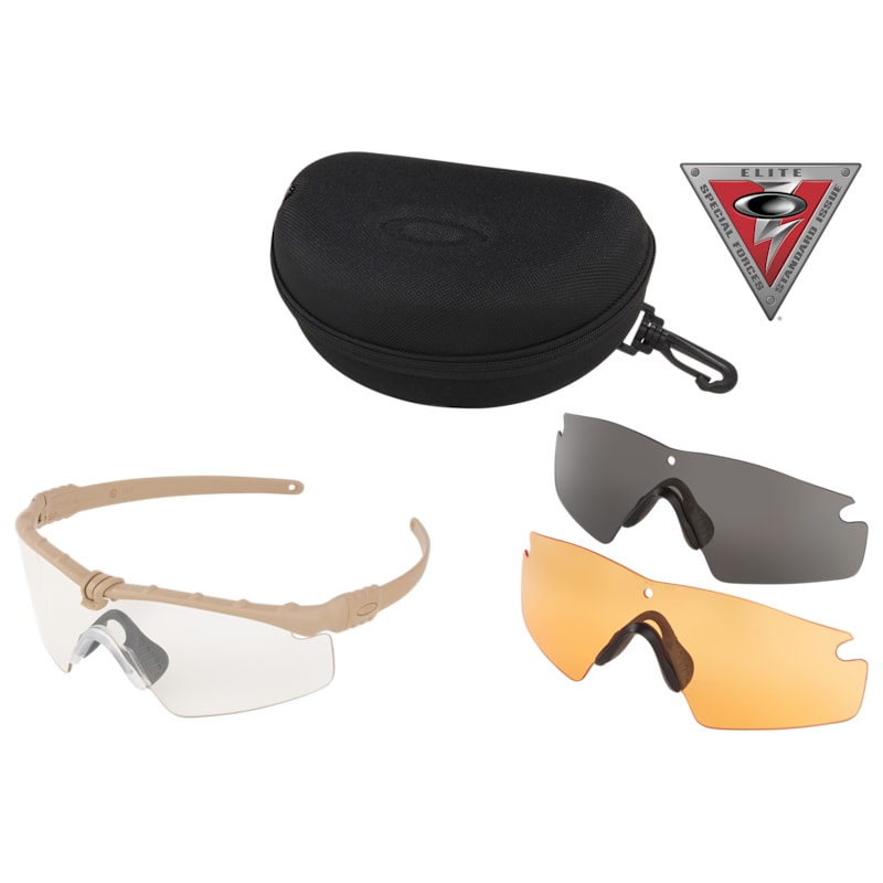 Oakley SI Ballistic M Frame 3.0 Array OO9146 Persimmon, Grey and Clear Sunglasses