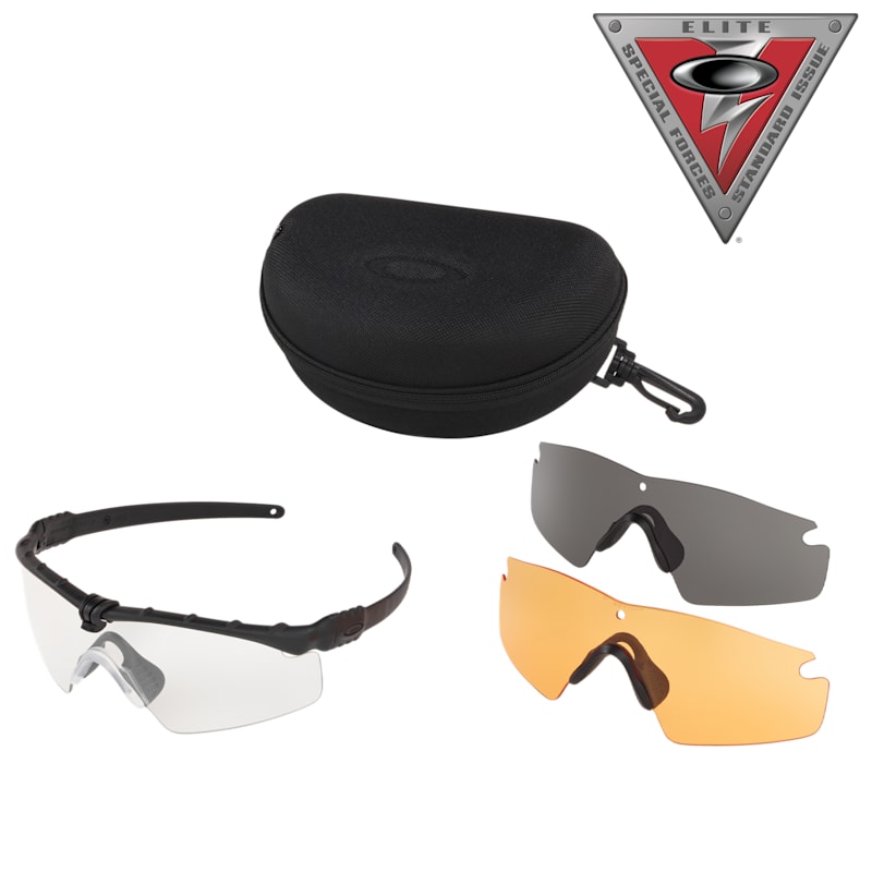Oakley SI Ballistic M Frame 3.0 Strike Array OO9146 Prizm TR45, Grey and Clear Lens Sunglasses