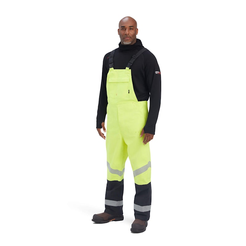 Ariat Flame-Resistant Hi-Vis Waterproof Bibs for Men