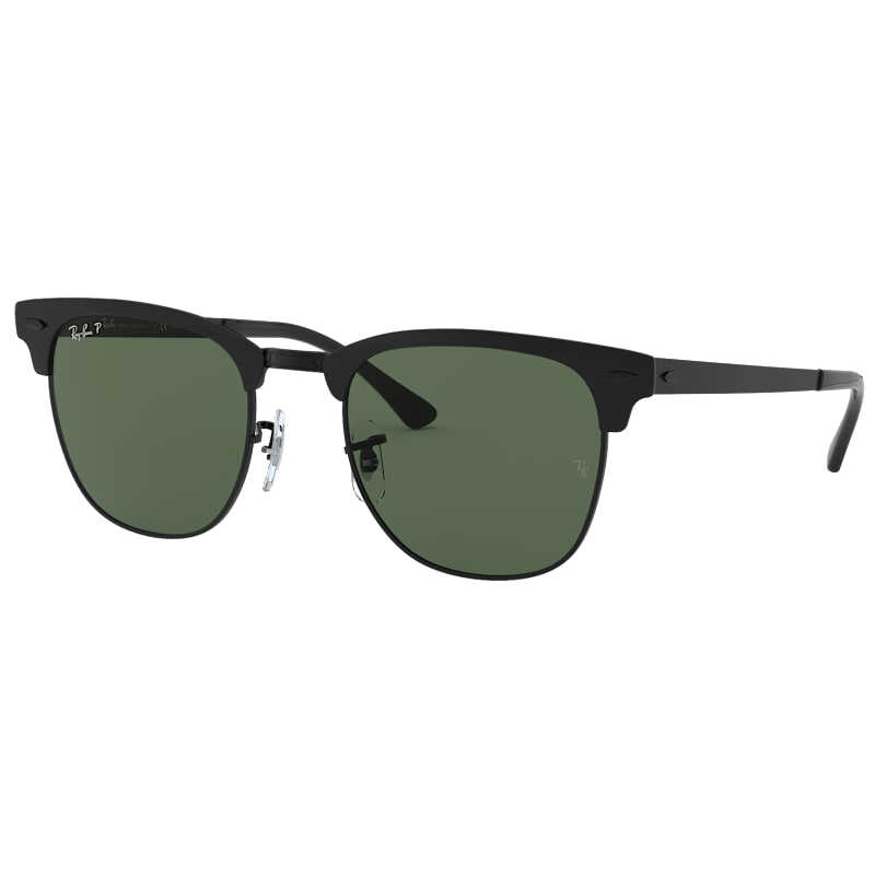 Ray-Ban Clubmaster RB3716 Metal Polarized Glass Sunglasses
