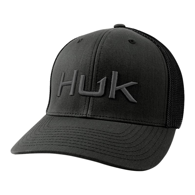 Huk Embroidered 110 Mesh-Back Snapback Trucker Cap