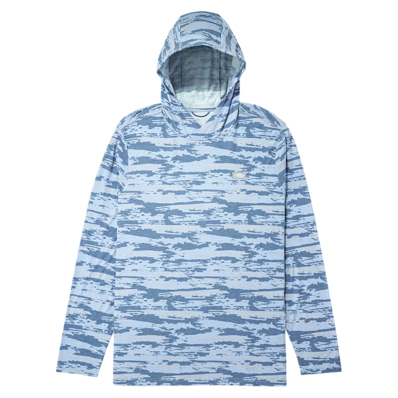 AFTCO Ocean Bound Hooded Long-Sleeve Performance Shirt