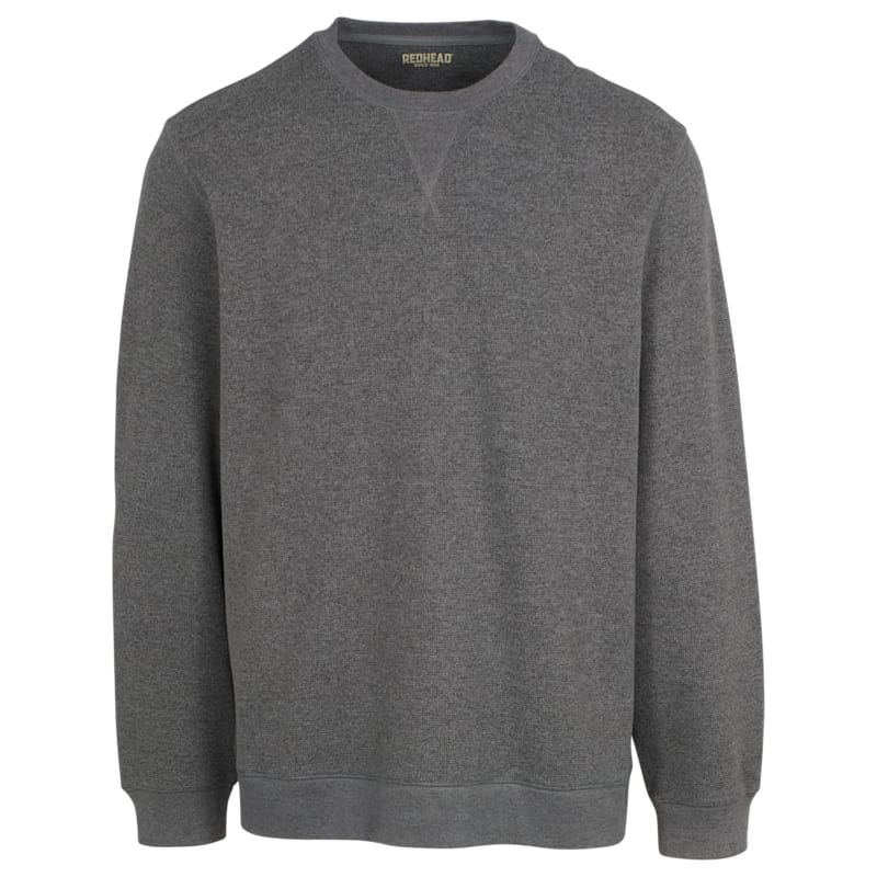 RedHead Waffle Long-Sleeve Crew-Neck Pullover