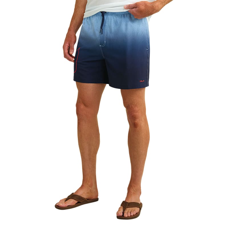 Huk Pursuit Graphic Volley Shorts for Men