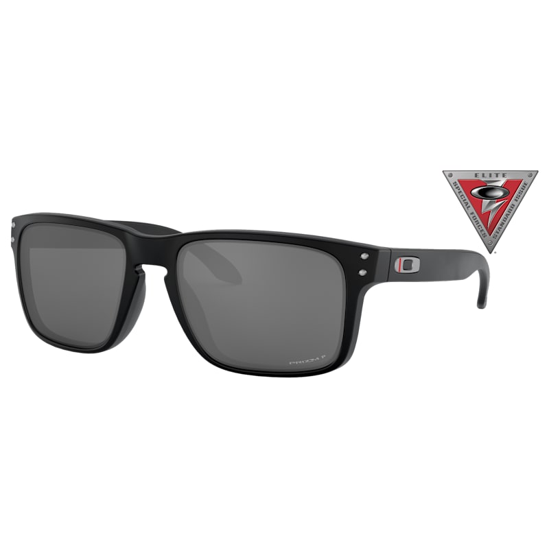 Oakley SI Holbrook OO9102 Thin Red Line Collection Prizm Grey Polarized Sunglasses