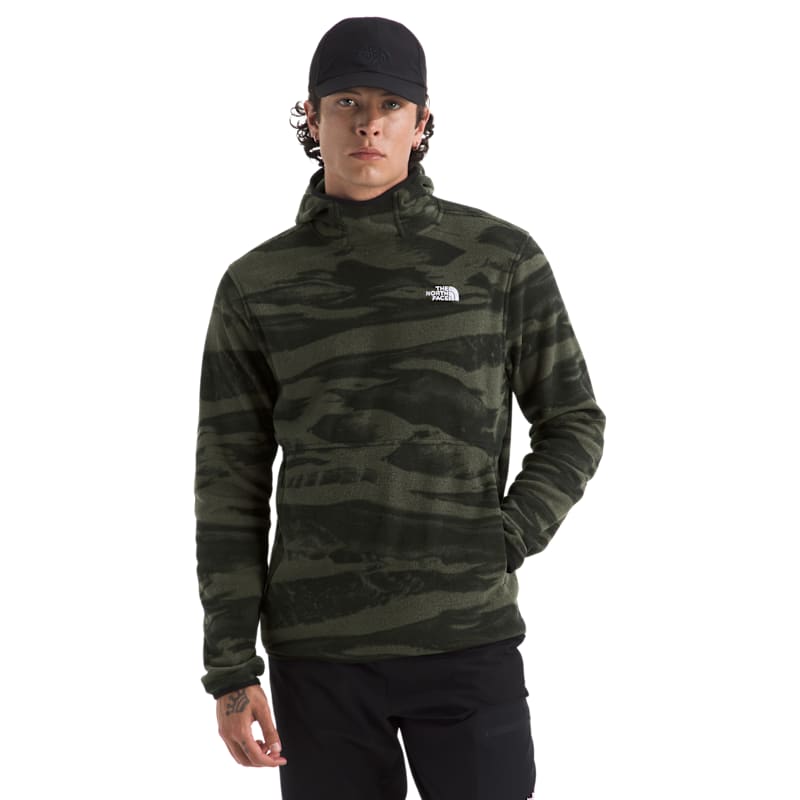 The North Face Glacier Fleece Printed Long-Sleeve Pullover Hoodie