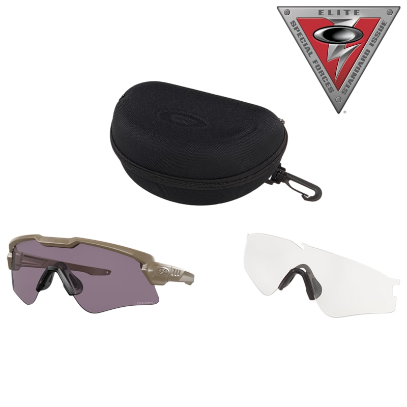 Oakley SI Ballistic M Frame ALPHA Array OO9296 Prizm Grey and Clear Lens Sunglasses