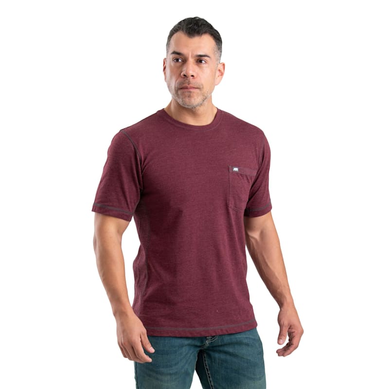 Berne WorkVent Performance Short-Sleeve Pocket T-Shirt for Men