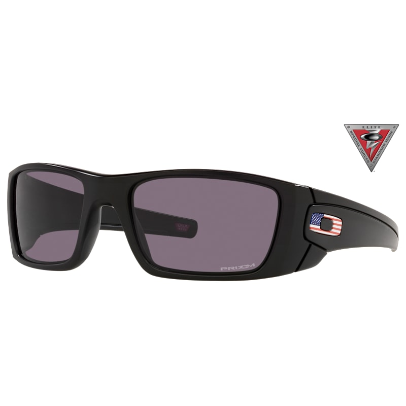 Oakley SI Fuel Cell OO9096 USA Flag Collection Prizm Grey Sunglasses