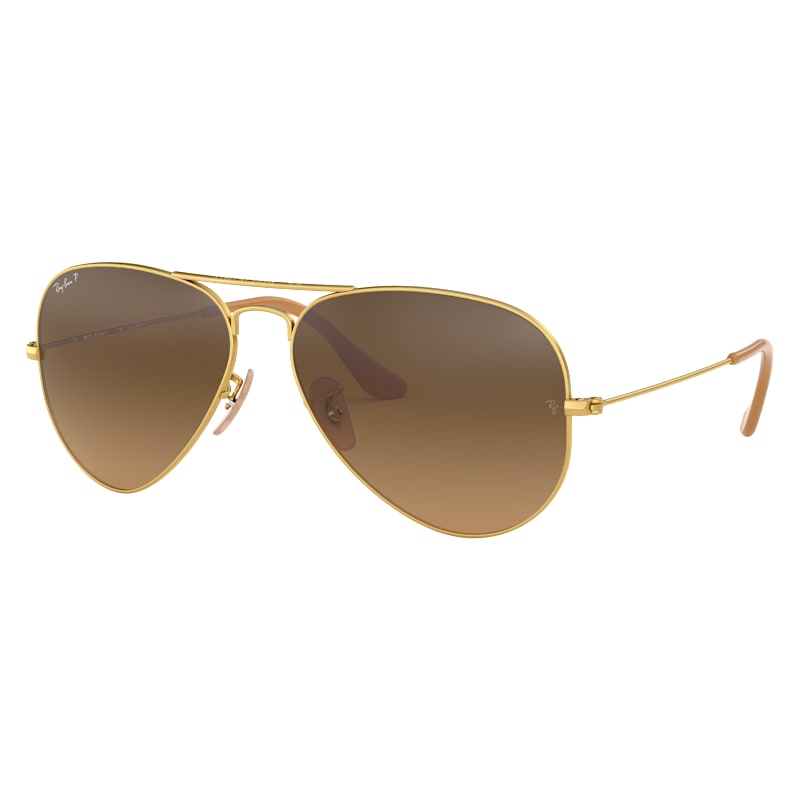 Ray-Ban Aviator RB3025 Gradient Polarized Sunglasses
