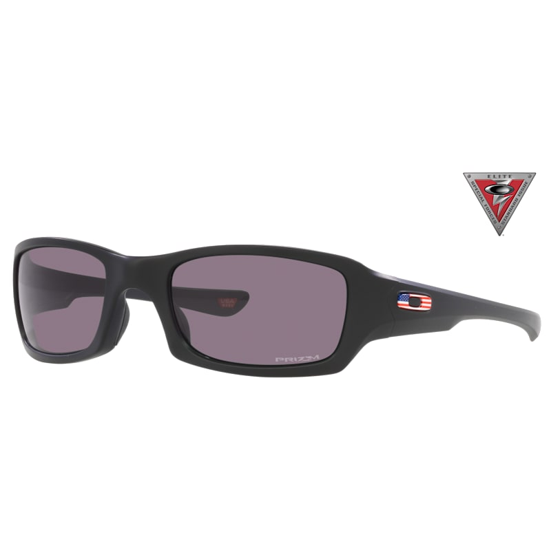 Oakley SI Fives Squared OO9238 USA Flag Collection Prizm Grey Polarized Sunglasses