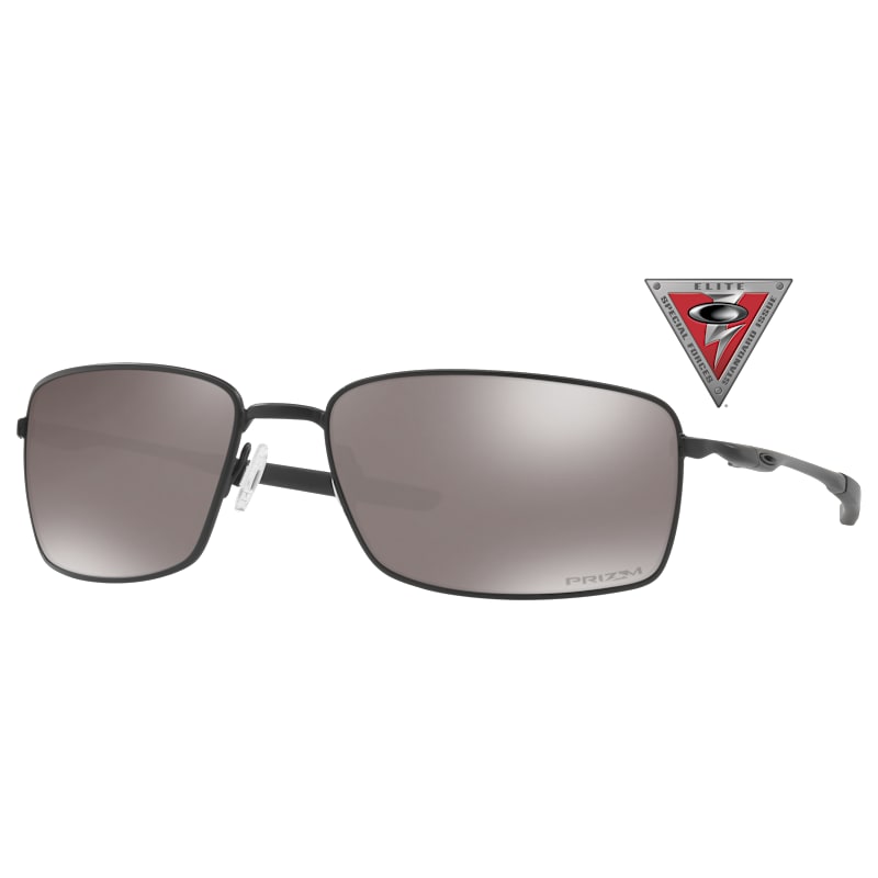 Oakley SI Square Wire OO4075 Blackside Collection Prizm Grey Polarized Sunglasses