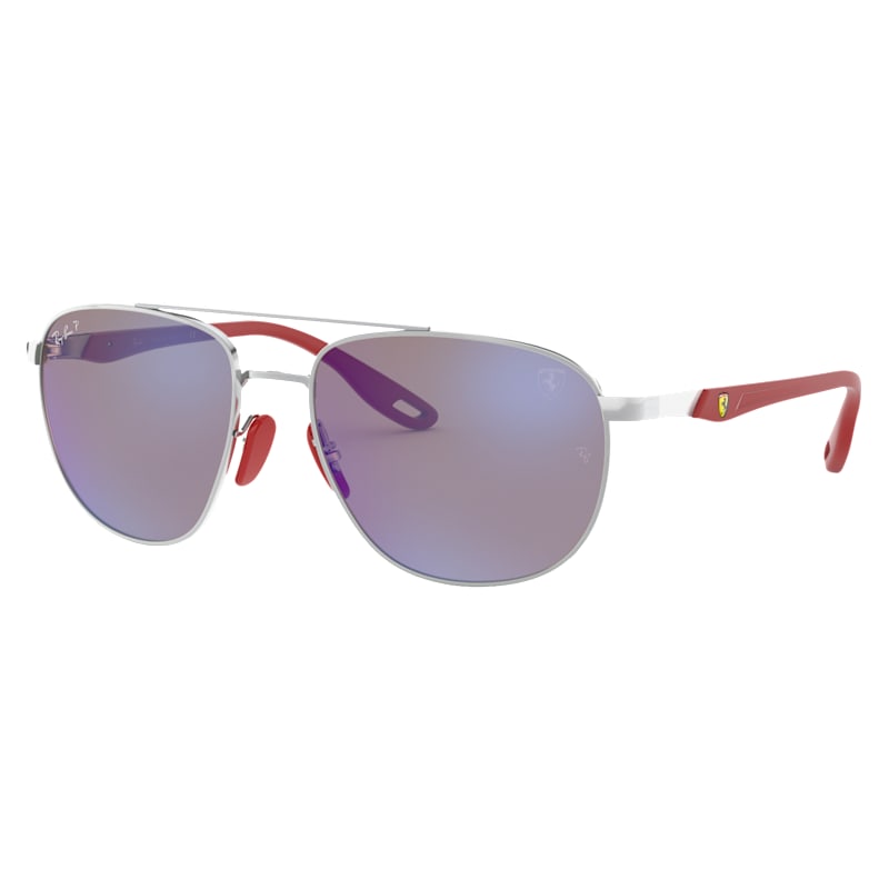 Ray-Ban RB3659M Scuderia Ferrari Collection Chromance Mirror Polarized Sunglasses