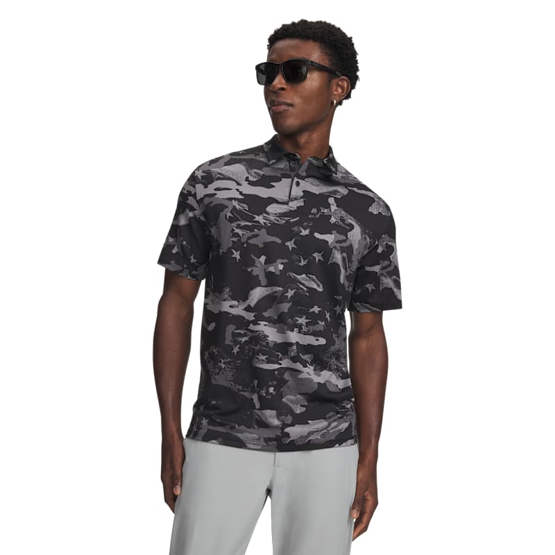 Under Armour Printed Freedom Matchplay Short-Sleeve Polo Shirt