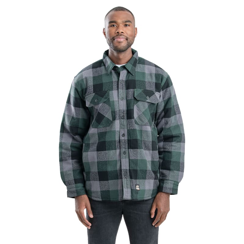 Berne Heartland Flannel Shirt Jacket for Men