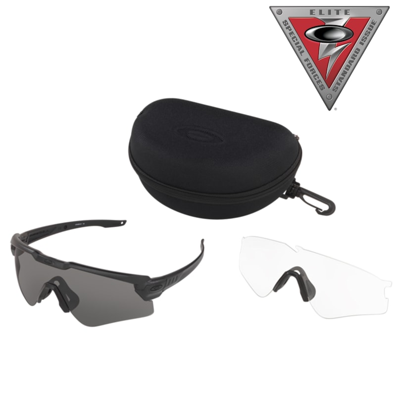 Oakley SI Ballistic M Frame ALPHA Array OO9296 Grey and Clear Lens Shooting Glasses