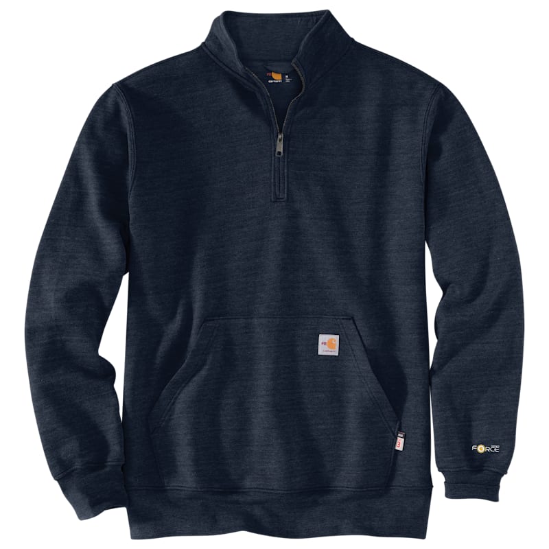 Carhartt Flame-Resistant Force Original Fit Midweight Mock Neck Long-Sleeve Sweatshirt for Men