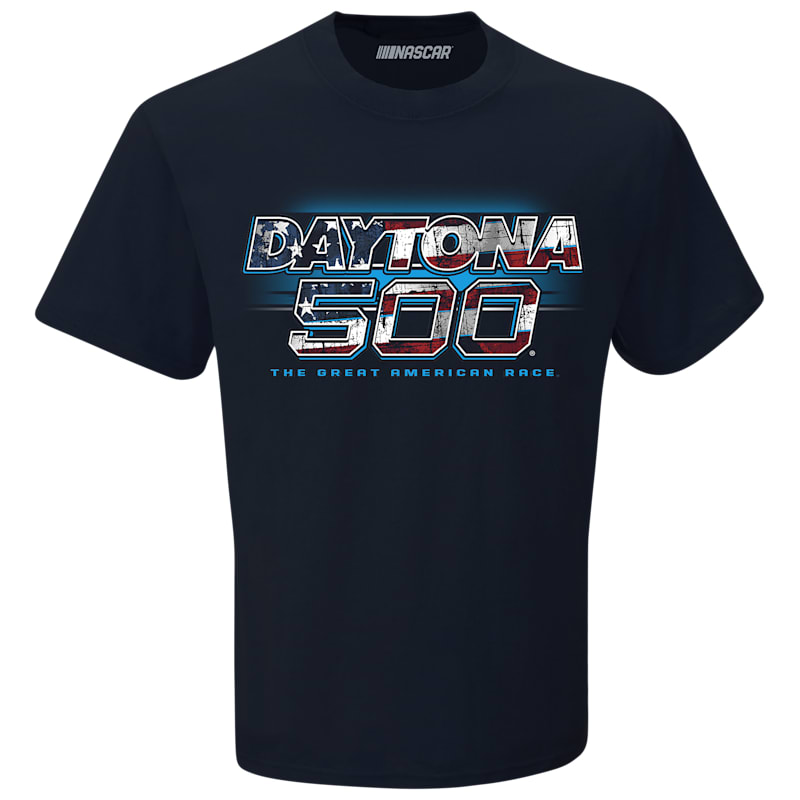 NASCAR 2026 Daytona 500 Flag Short-Sleeve T-Shirt