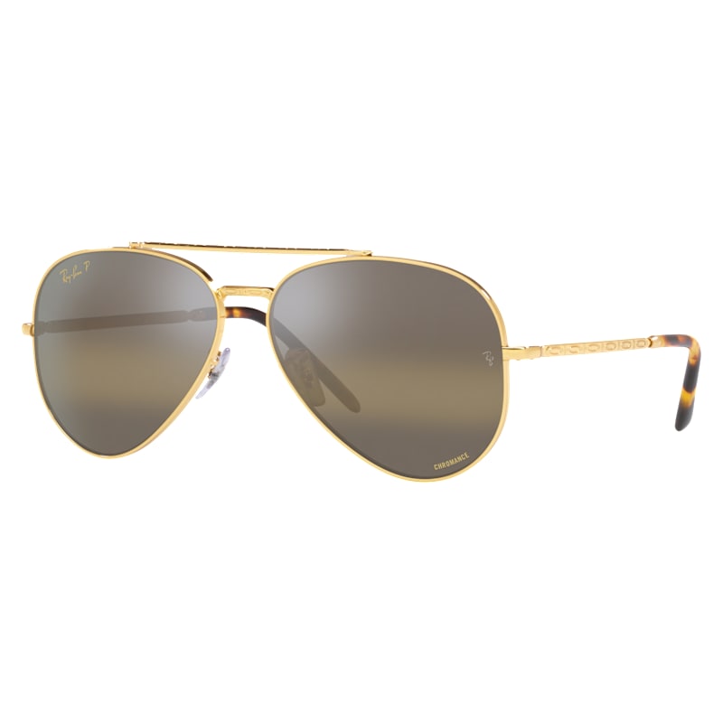 Ray-Ban New Aviator RB3625 Chromance Mirror Glass Polarized Sunglasses