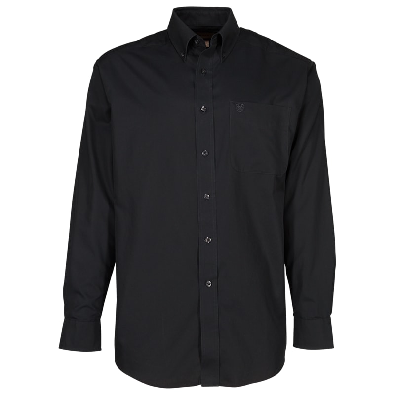 Ariat Wrinkle-Free Solid Long-Sleeve Shirt for Men