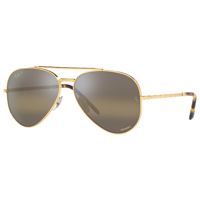 Ray-Ban New Aviator RB3625 Chromance Glass Polarized Sunglasses