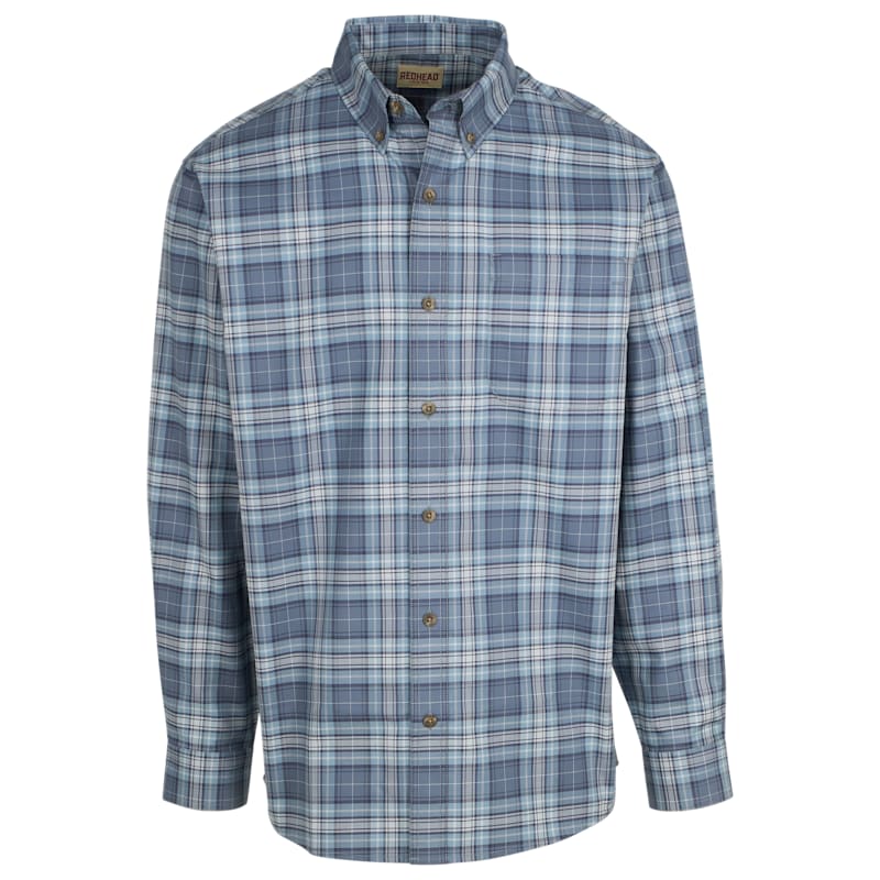 RedHead Wrinkle-Free Easy-Care Button-Down Long-Sleeve Shirt