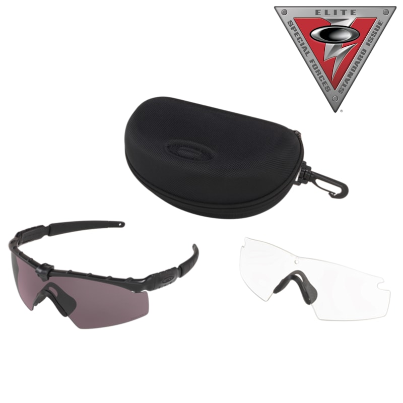 Oakley SI Ballistic M Frame 2.0 Strike Array OO9213 Prizm Grey and Clear Lens Sunglasses