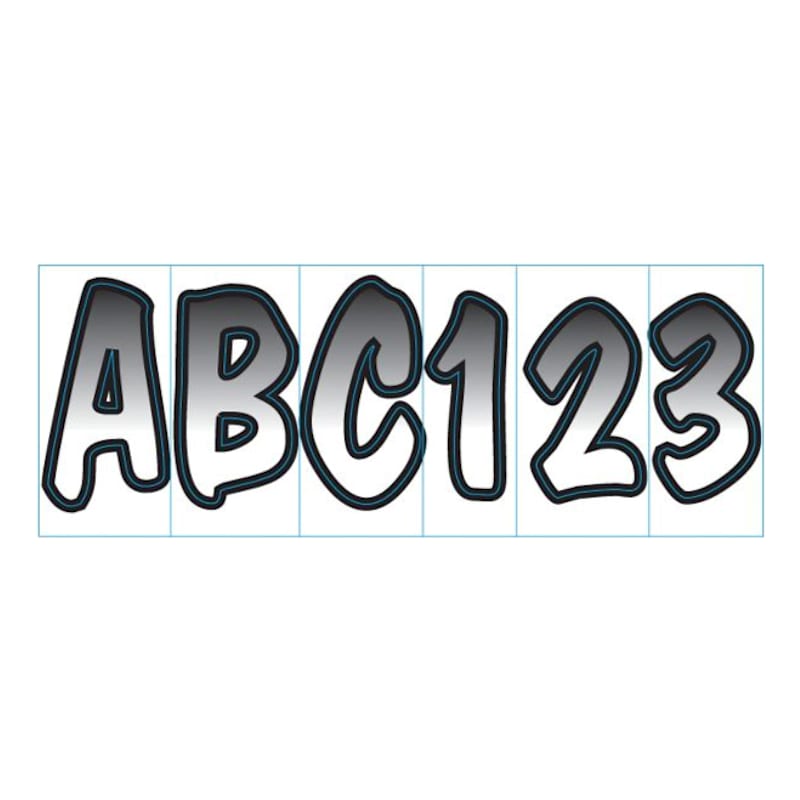 Bass Pro Shops Shaded Letter And Number Decal Kits