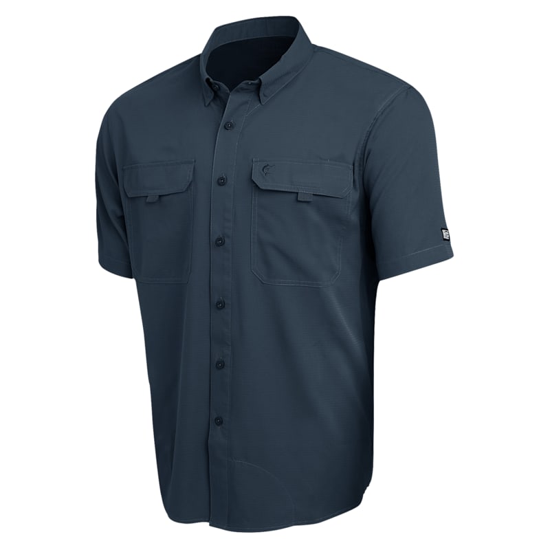 Pelagic Keys Solid Short-Sleeve Fishing Shirt