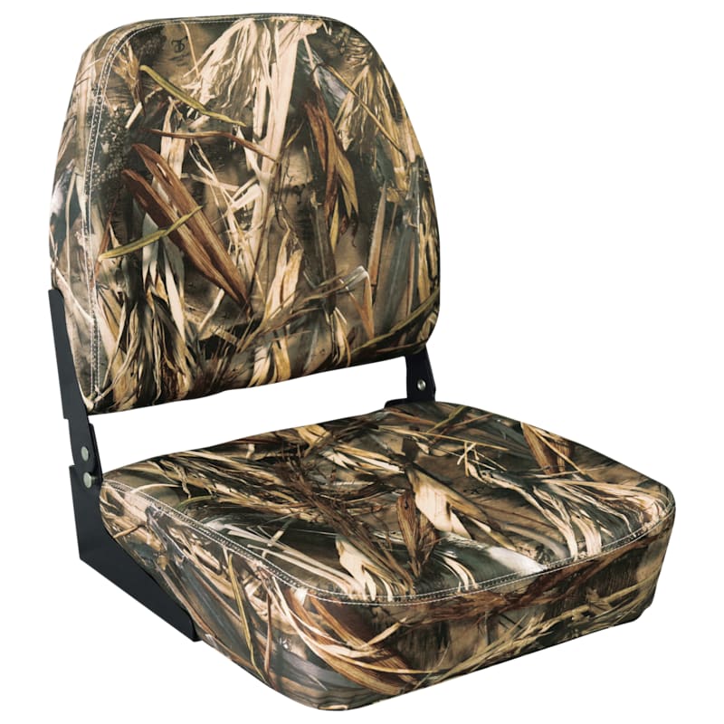 Bass Pro Shops Angler Camo Lo-Back Boat Seat