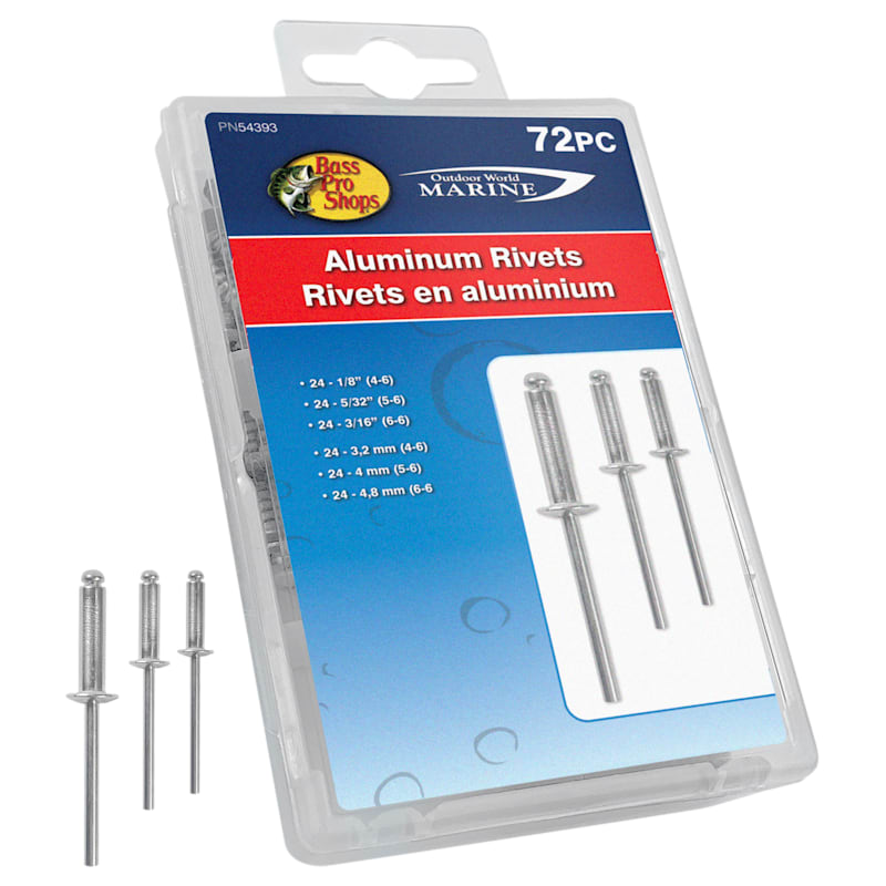 Bass Pro Shops 73-Piece Rivet Kit
