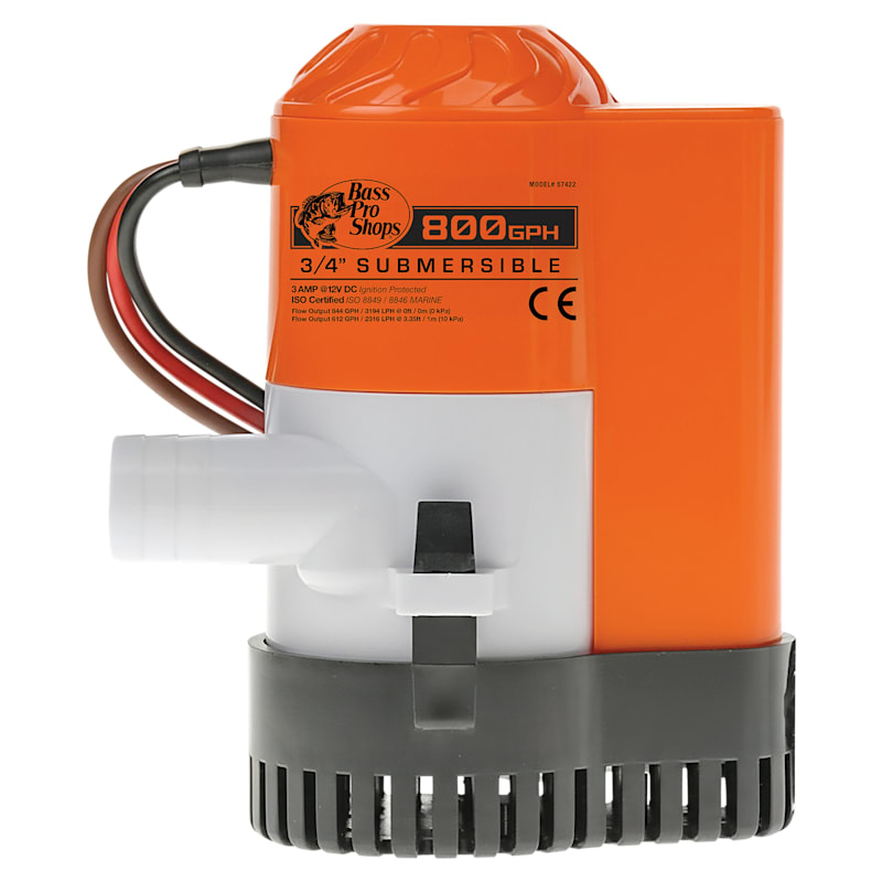 Bass Pro Shops Marine Bilge Pump with Internal Float Switch