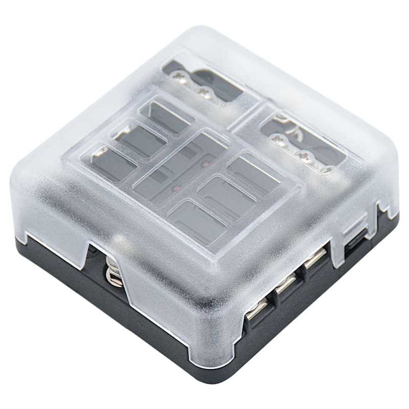 Bass Pro Shops 6-Gang Covered Fuse Block ATO/ATC