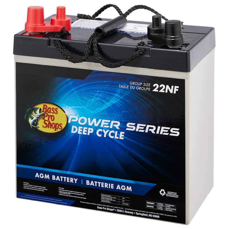 Bass Pro Shops Power Series Deep-Cycle AGM Marine Battery