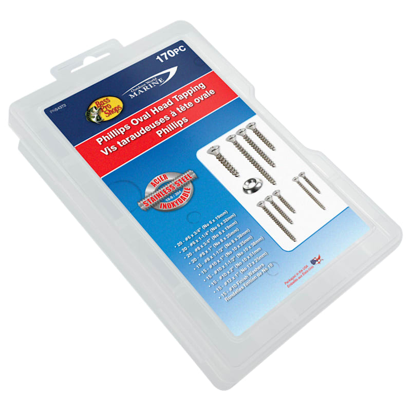 Bass Pro Shops Phillips Oval Head Tapping Screws