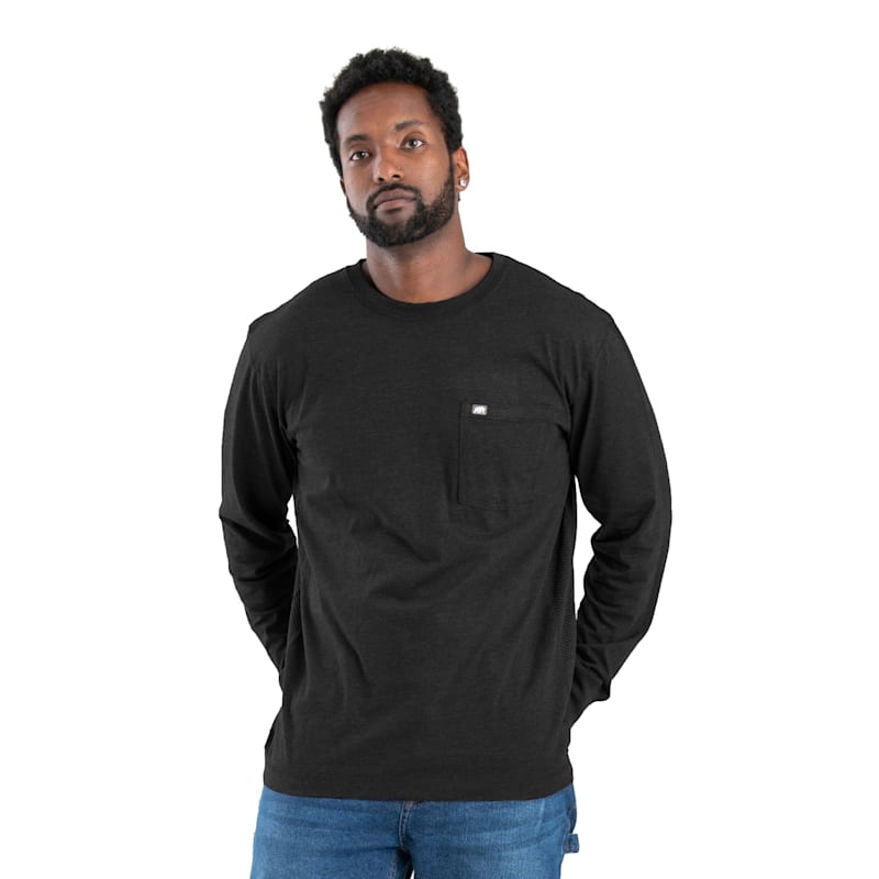 Berne WorkVent Performance Long-Sleeve Pocket T-Shirt for Men