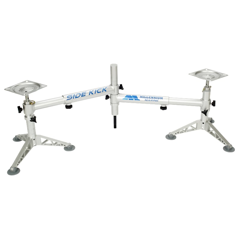 Millennium Marine Crappie/Catfishing Sidekick Fishing Double Seat Pedestal