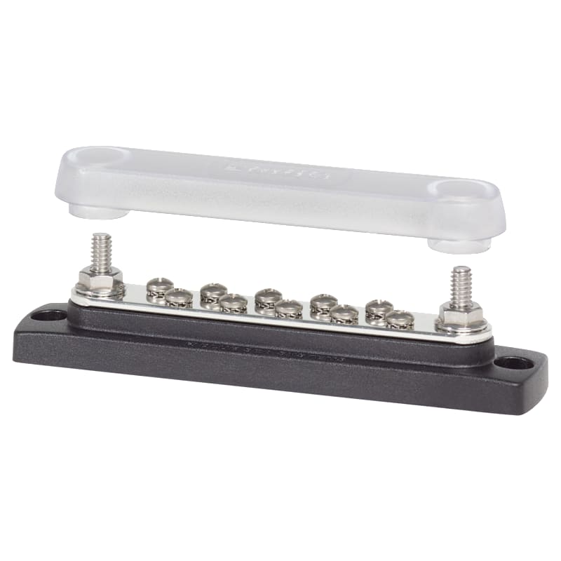 Blue Sea Systems Common 150A BusBar 10 Gang with Cover
