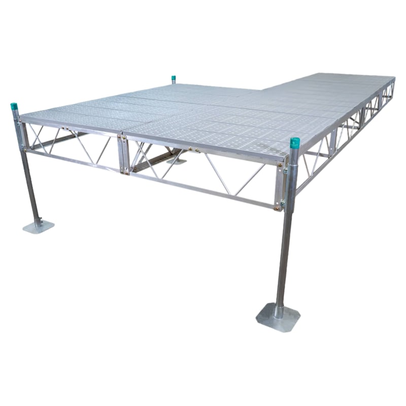 Patriot Docks Patio Dock with Poly Decking