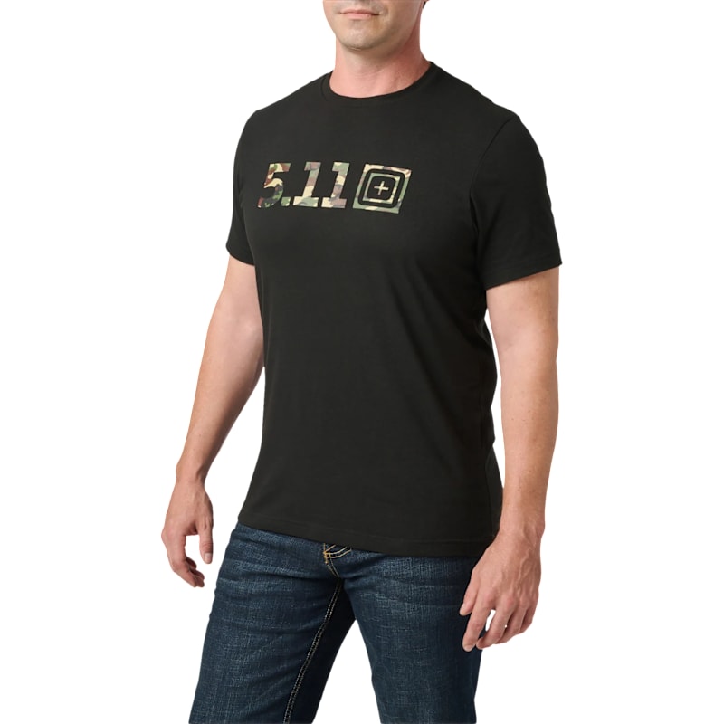 5.11 Tactical Camo Fill Logo Short-Sleeve T-Shirt for Men