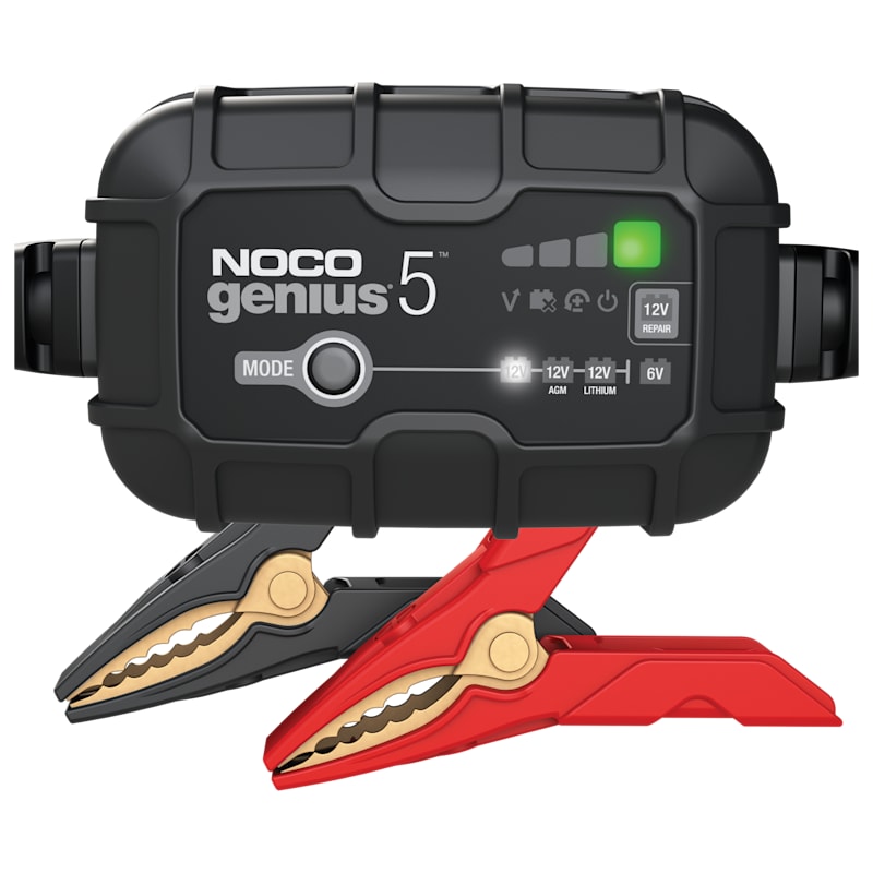 NOCO GENIUS5 6V/12V 5A Smart Battery Charger, Maintainer, and Desulfator