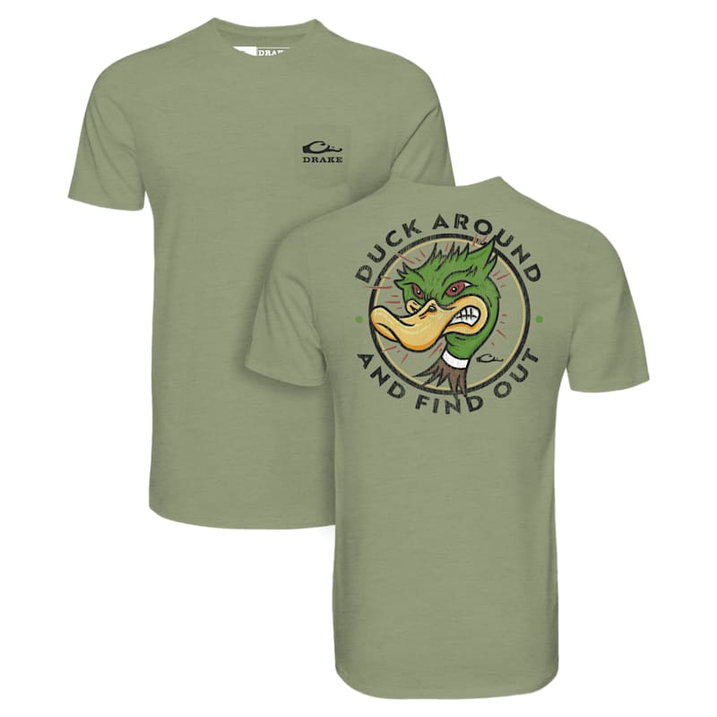 Drake Waterfowl Duck Around Short-Sleeve Pocket T-Shirt