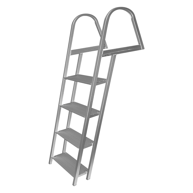 JIF Marine Aluminum Dock Ladder with Mounting Hardware