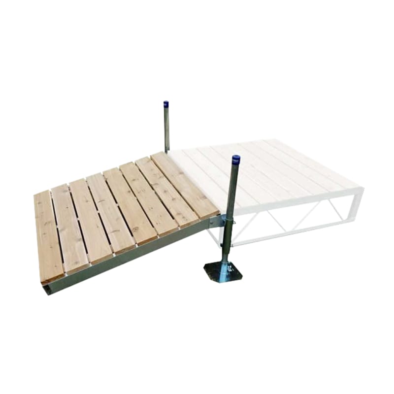 Patriot Docks Shore Dock Ramp Kit with Cedar Deck