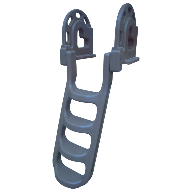 Dock Edge Polyethylene Stand Off Flip-Up Ladder