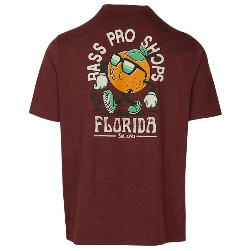 Bass Pro Shops Florida Orange Short-Sleeve T-Shirt for Men