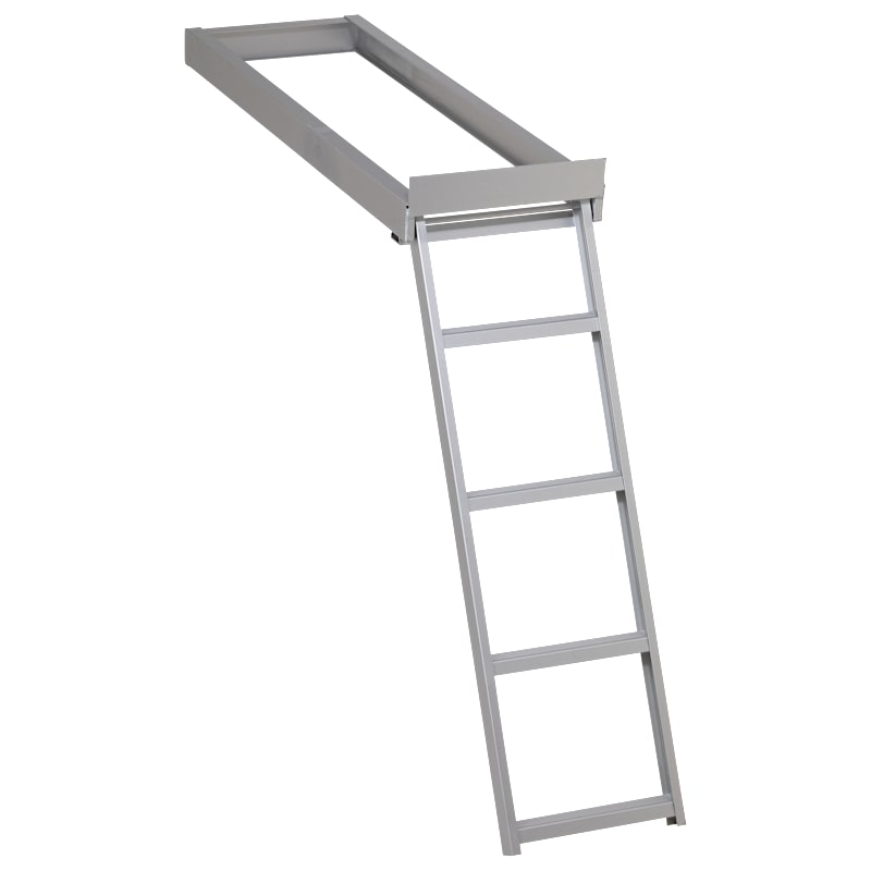 JIF Marine Under-Deck Flat-Front Pontoon Ladder