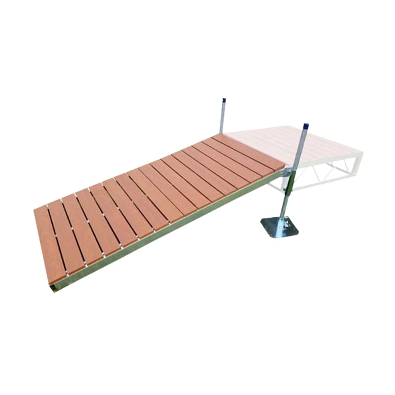Patriot Docks Shore Dock Ramp Kit with Aluminum Decking