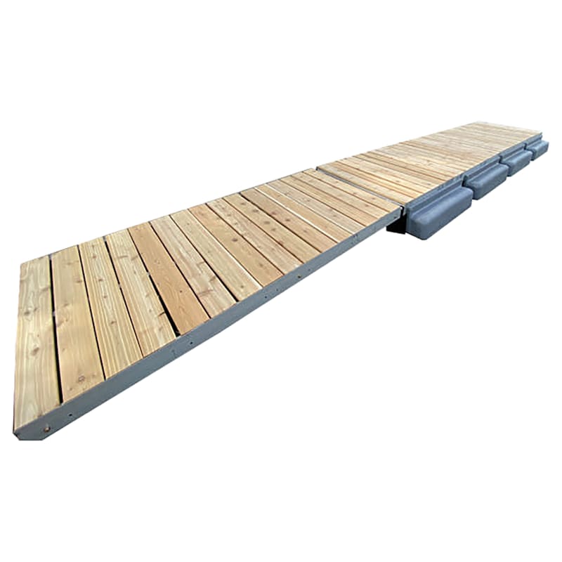 Patriot Docks Premium Floating Dock with Cedar Decking